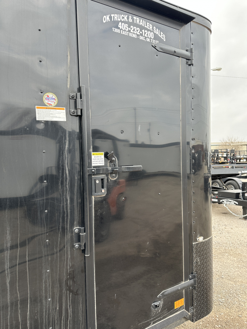 New 2025 Cargo Craft 7'x16'x7'tall Elite V Nose Sport with ramp door, black/black out Cargo / Enclosed Trailer