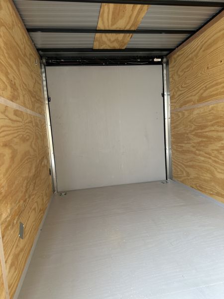 New 2025 Cargo Craft 7'x16'x7'tall Elite V Nose Sport with ramp door, black/black out Cargo / Enclosed Trailer