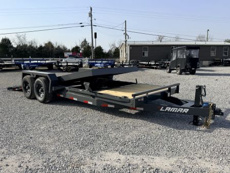 New 2026 Lamar Trailers 7X20 GRAVITY TILT 14K GVWR Equipment Trailer