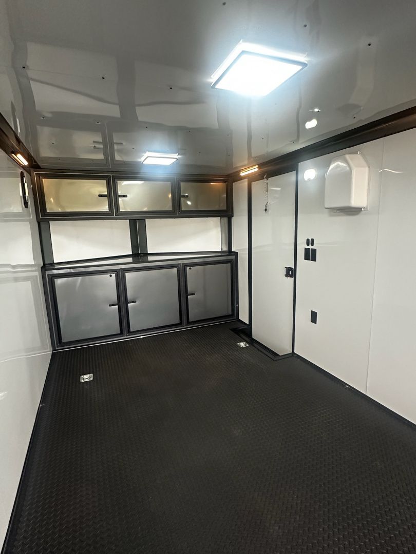 New 2026 Rock Solid Cargo 8.5x28 Race Trailer -Finished Interior-7000LB Triple Torsion-Heavy Duty Ramp