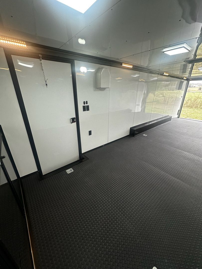 New 2026 Rock Solid Cargo 8.5x28 Race Trailer -Finished Interior-7000LB Triple Torsion-Heavy Duty Ramp