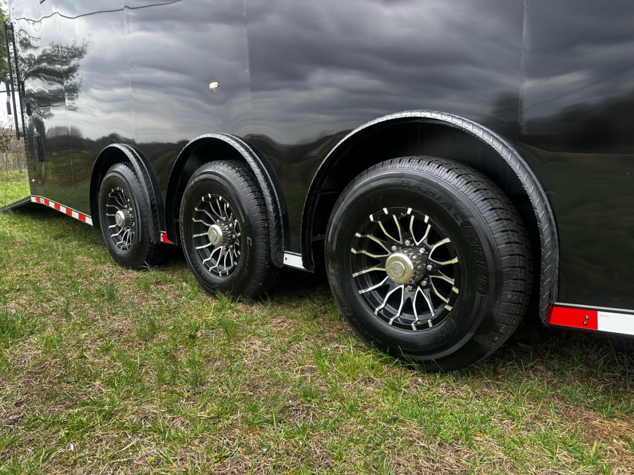 New 2026 Rock Solid Cargo 8.5x28 Race Trailer -Finished Interior-7000LB Triple Torsion-Recessed E-Track - HD Ramp