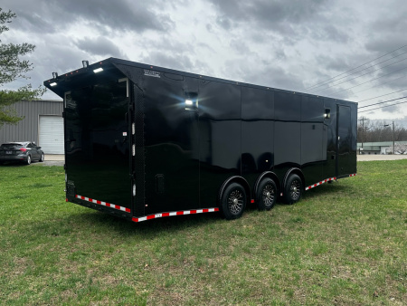 New 2026 Rock Solid Cargo 8.5x28 Race Trailer -Finished Interior-7000LB Triple Torsion-Recessed E-Track - HD Ramp