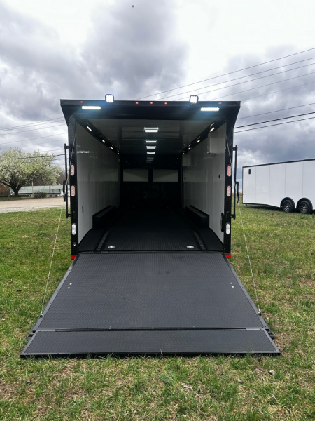 New 2026 Rock Solid Cargo 8.5x28 Race Trailer -Finished Interior-7000LB Triple Torsion-Recessed E-Track - HD Ramp