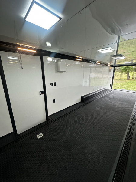 New 2026 Rock Solid Cargo 8.5x28 Race Trailer -Finished Interior-7000LB Triple Torsion-Recessed E-Track - HD Ramp