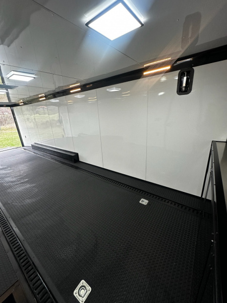New 2026 Rock Solid Cargo 8.5x28 Race Trailer -Finished Interior-7000LB Triple Torsion-Recessed E-Track - HD Ramp