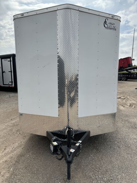 New 2025 Cargo Craft 7'x16'x7'tall Elite V Nose Ramp white Cargo / Enclosed Trailer