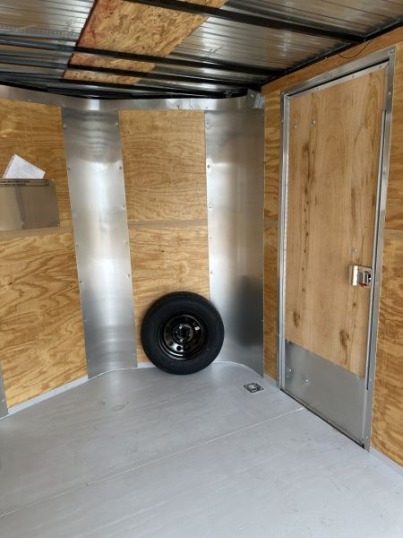 New 2025 Cargo Craft 7'x16'x7'tall Elite V Nose Ramp white Cargo / Enclosed Trailer