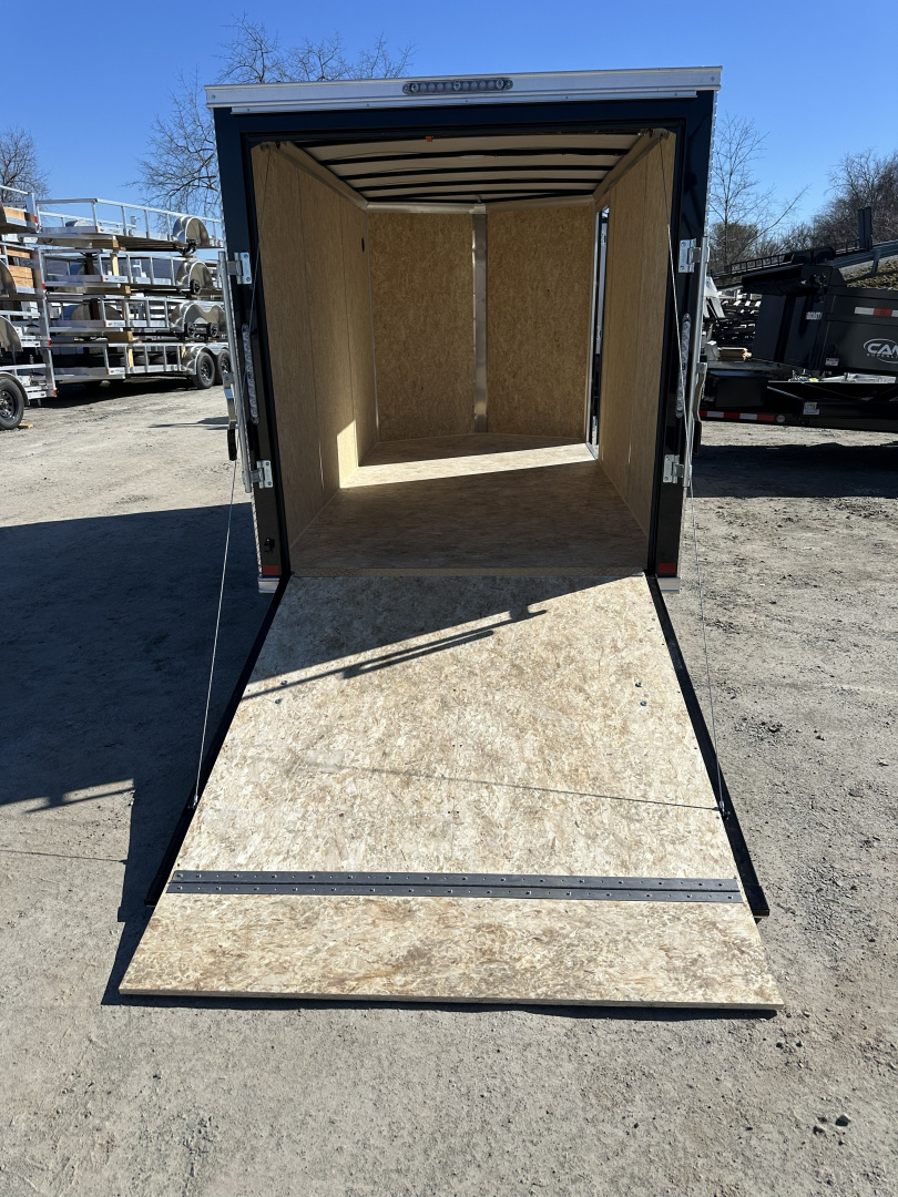 New 2026 BELMONT 6x12 TM V-Nose Cargo Trailer w/ Ramp (POLYCOR EXTERIOR!!!)