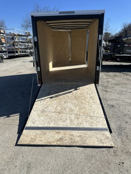 New 2026 BELMONT 6x12 TM V-Nose Cargo Trailer w/ Ramp (POLYCOR EXTERIOR!!!)