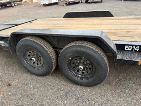 New NEW 2026 Top Hat Trailers 83X24 Equipment I-Beam Frame with 3' Jumbo ramps