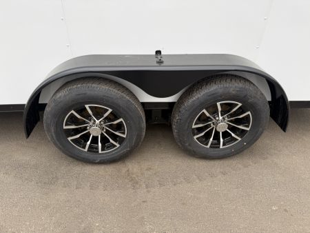 New 7 x 16 Look ST DLX Cargo Blackout Package 7k w/ Black Aluminum Wheels