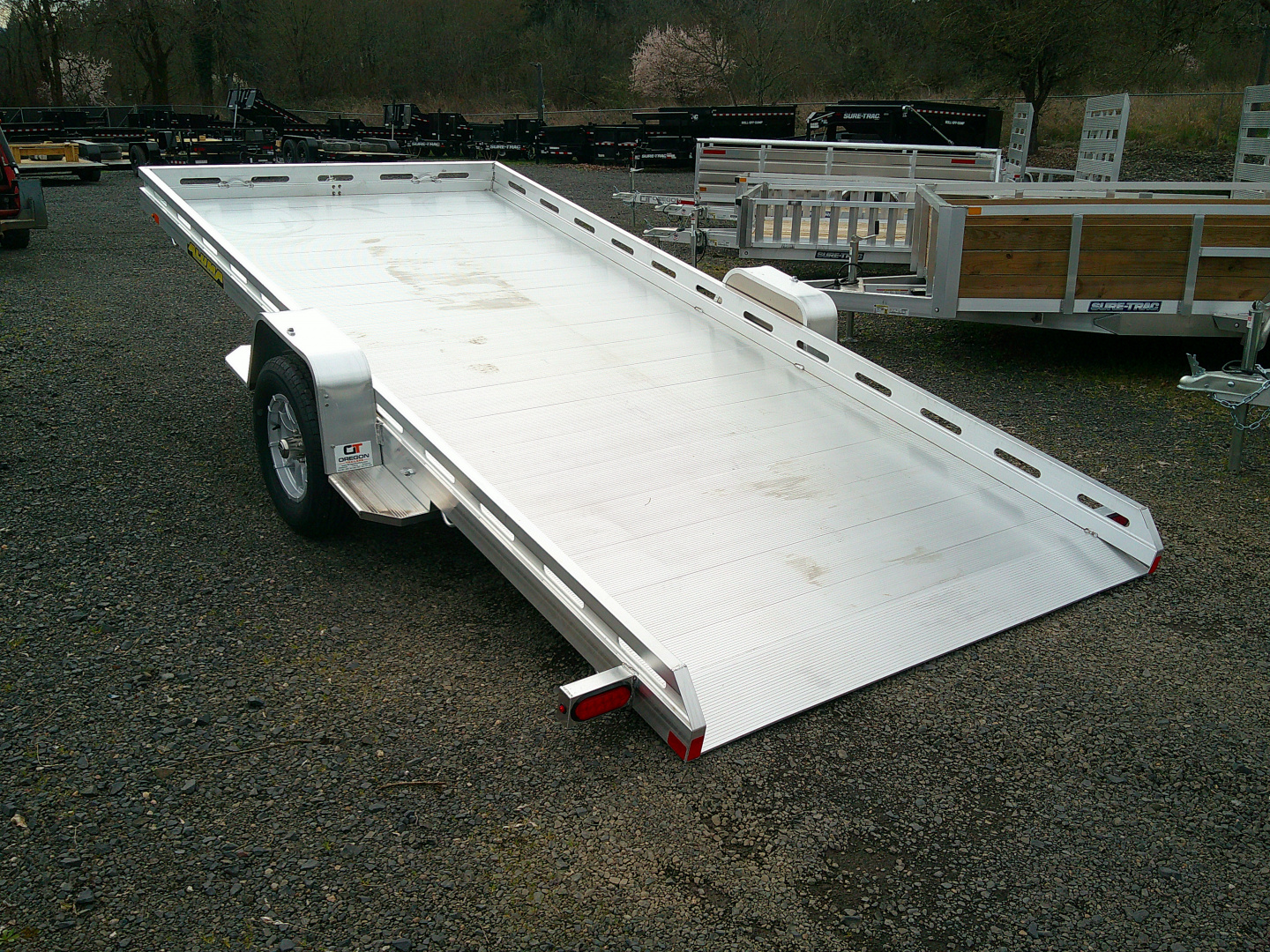 New 2027 Aluma 7x15 4.4K Tilt Trailer