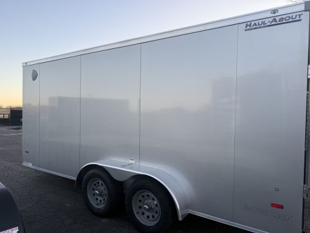 New 2026 Haul About Trailers 7X16 7K SILVER Cargo / Enclosed Trailer