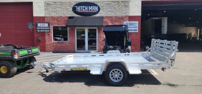 New 6.5' x 12' ALUMA 7712H Aluminum Utility Trailer 3k