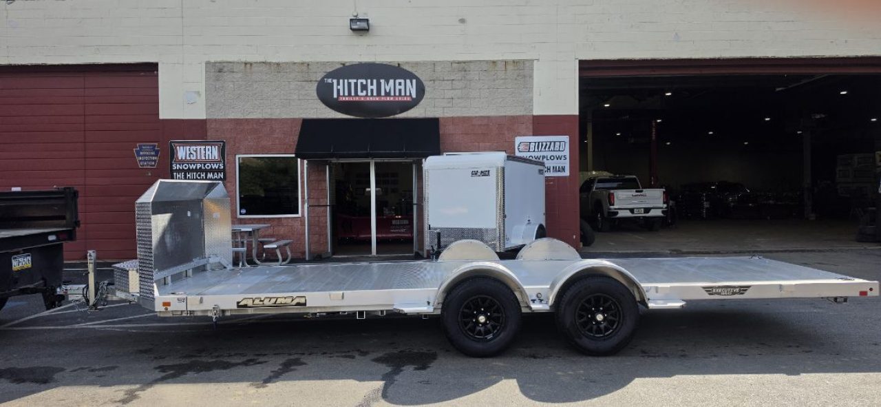 New 7x 20 Aluma 8220LP Exective Edition TILT Car / Racing Trailer 10k