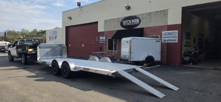 New 7x 20 Aluma 8220LP Exective Edition TILT Car / Racing Trailer 10k