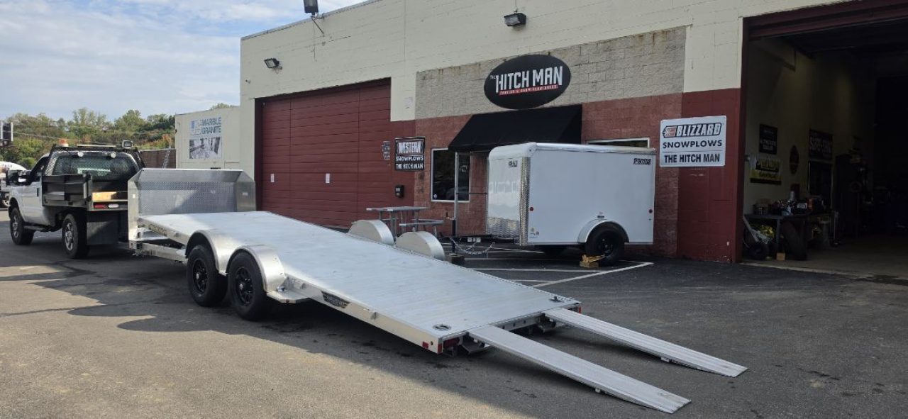 New 7 x 20 Aluma 8220LP Executive Edition TILT Car / Racing Trailer 10k