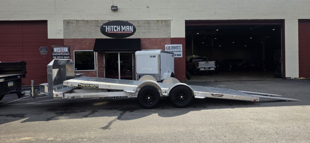 New 7 x 20 Aluma 8220LP Executive Edition TILT Car / Racing Trailer 10k