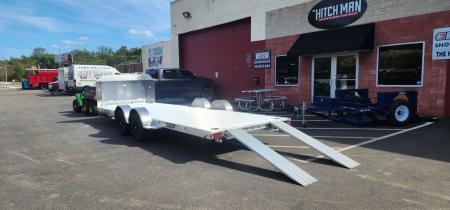 New 7 x 20 Aluma 8220LP Executive Edition TILT Car / Racing Trailer 10k
