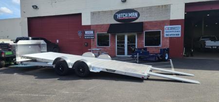 New 7 x 20 Aluma 8220LP Executive Edition TILT Car / Racing Trailer 10k