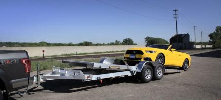 New 7 x 20 Aluma 8220LP Executive Edition TILT Car / Racing Trailer 10k
