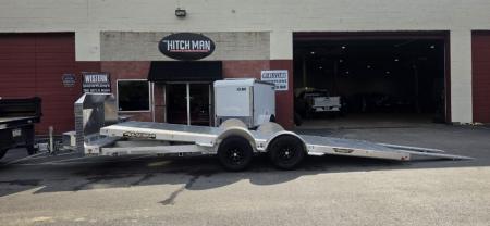 New 7 x 20 Aluma 8220LP Executive Edition TILT Car / Racing Trailer 10k