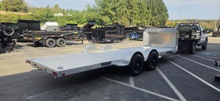 New 7 x 20 Aluma 8220LP Executive Edition TILT Car / Racing Trailer 10k