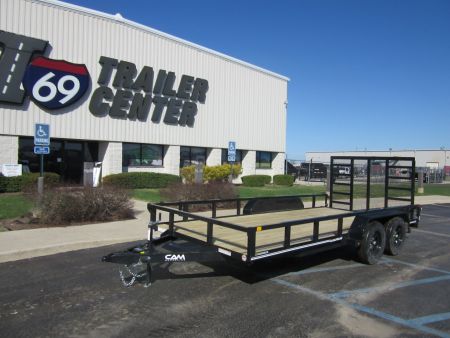 New 2026 Cam Superline 7 x 16 P-UTT8216-070 Utility Trailer 7K / Reinforced Ladder Gate