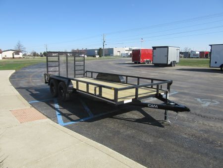 New 2026 Cam Superline 7 x 16 P-UTT8216-070 Utility Trailer 7K / Reinforced Ladder Gate