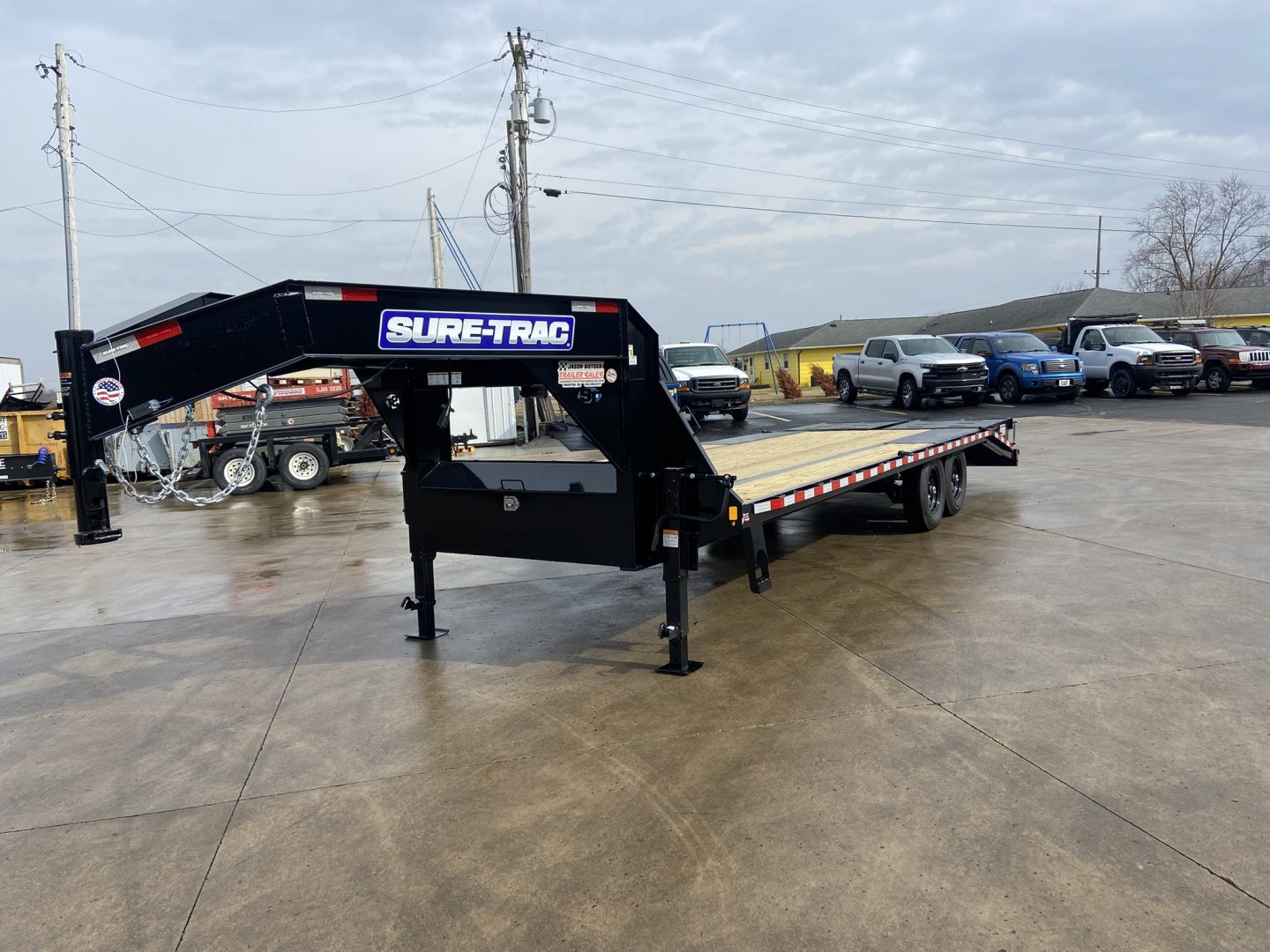 New Sure-Trac 8.5X25 20+5 Equipment Trailer