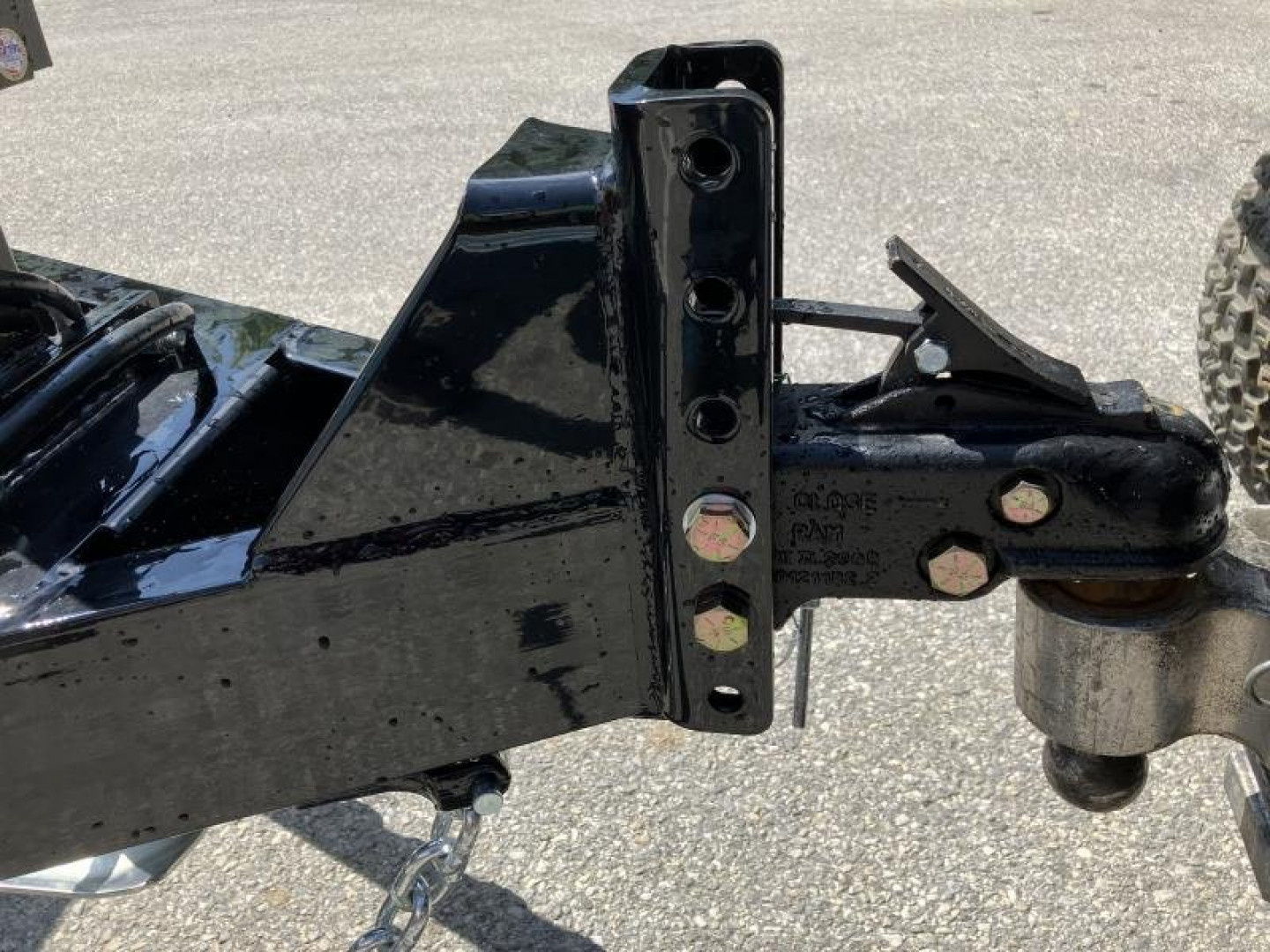New 7 x 18 Sure-Trac Tube Top Utility 10k**5' Rear Gate & Adjustable Coupler