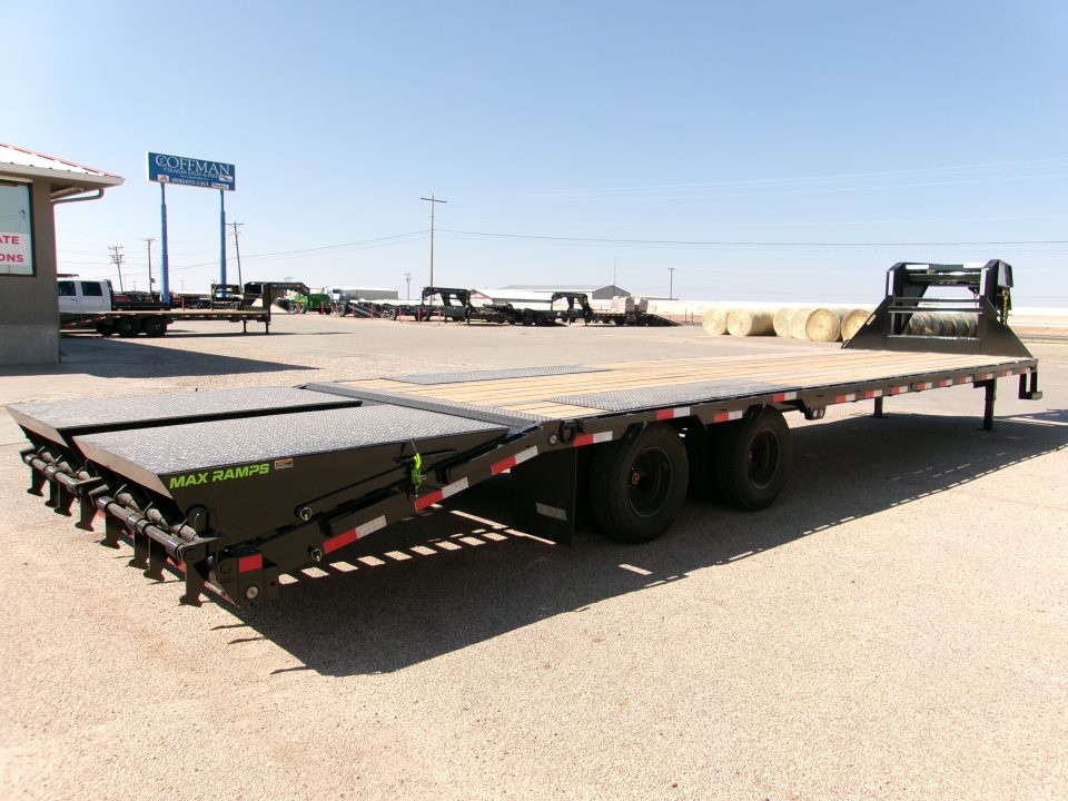 New 2027 Load Trail 102x32 GN Flatbed w/ Max Ramps & Torque Tube 24k