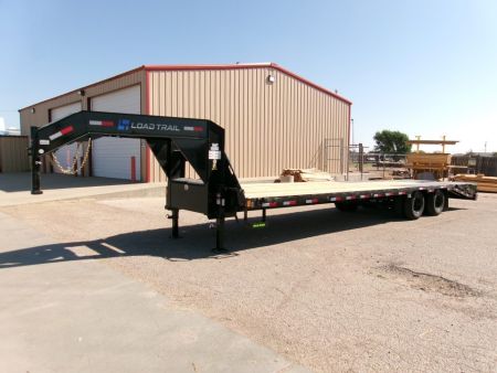 New 2027 Load Trail 102x32 GN Flatbed w/ Max Ramps & Torque Tube 24k