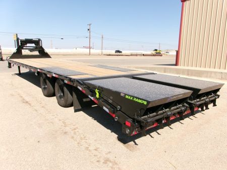 New 2027 Load Trail 102x32 GN Flatbed w/ Max Ramps & Torque Tube 24k