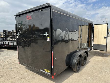 New 2026 Cargo Craft 7'x16'x7'tall Expedition Extreme Ramp Black / black out Cargo / Enclosed Trailer