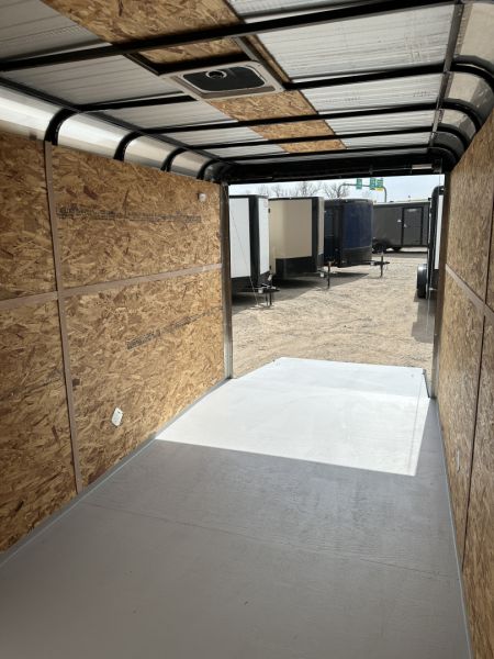 New 2026 Cargo Craft 7'x16'x7'tall Expedition Extreme Ramp Black / black out Cargo / Enclosed Trailer