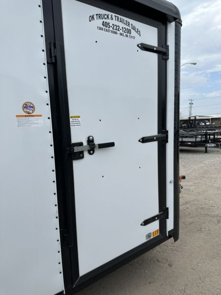 New 2026 Cargo Craft 7'x16'x7'tall Expedition Extreme Ramp white / black out Cargo / Enclosed Trailer