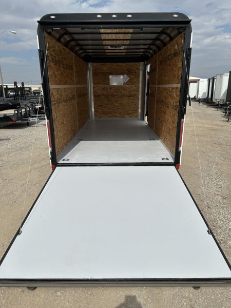 New 2026 Cargo Craft 7'x16'x7'tall Expedition Extreme Ramp white / black out Cargo / Enclosed Trailer