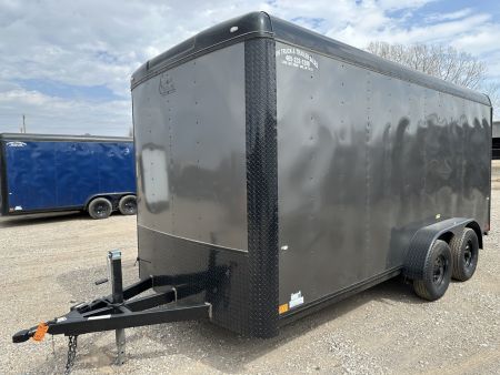 New 2026 Cargo Craft 7'x16'x7'tall Expedition Extreme Ramp Charcoal / black out Cargo / Enclosed Trailer