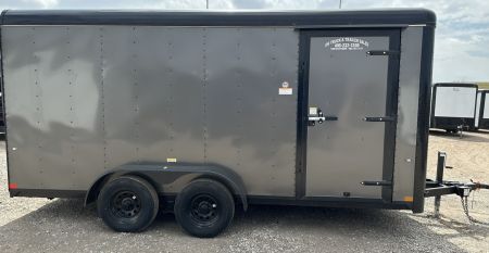 New 2026 Cargo Craft 7'x16'x7'tall Expedition Extreme Ramp Charcoal / black out Cargo / Enclosed Trailer