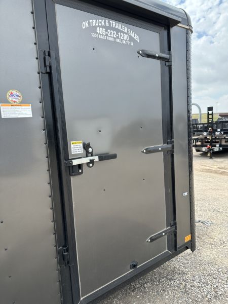 New 2026 Cargo Craft 7'x16'x7'tall Expedition Extreme Ramp Charcoal / black out Cargo / Enclosed Trailer