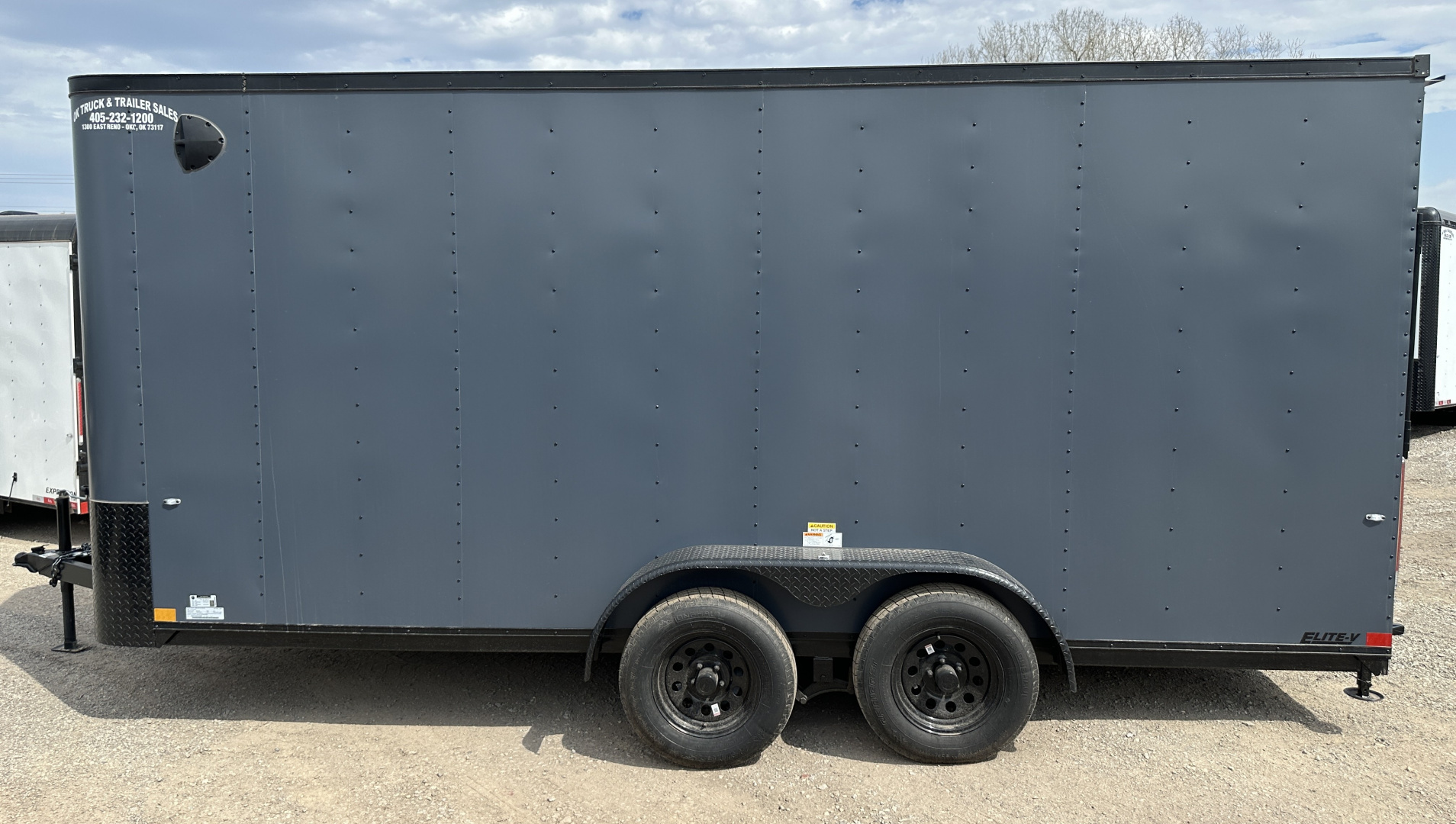 New 2026 Cargo Craft 7'x18'x7'tall Elite V Nose Sport Slate Blue w/ ramp Cargo / Enclosed Trailer