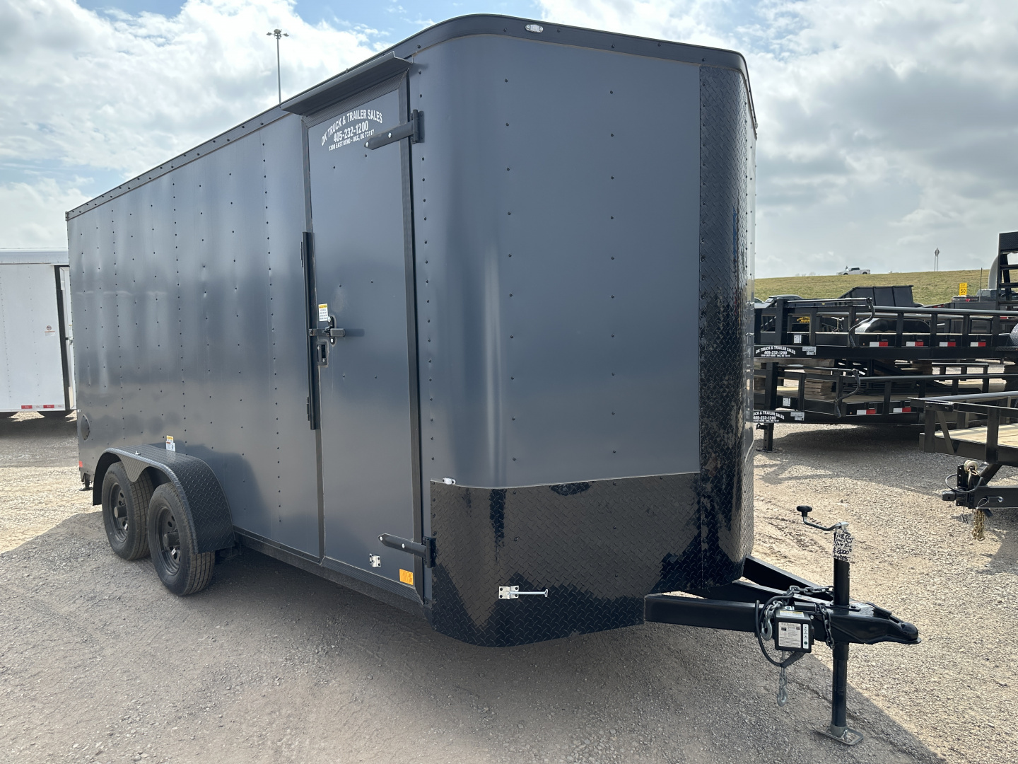 New 2026 Cargo Craft 7'x18'x7'tall Elite V Nose Sport Slate Blue w/ ramp Cargo / Enclosed Trailer