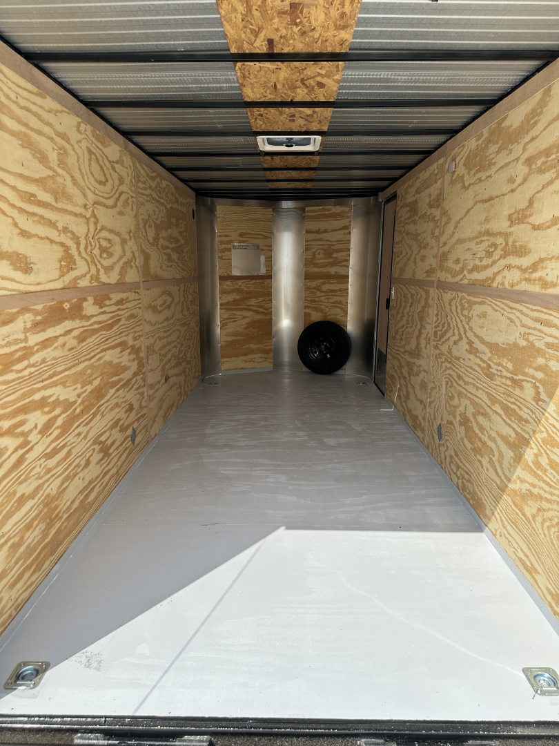 New 2026 Cargo Craft 7'x18'x7'tall Elite V Nose Sport Slate Blue w/ ramp Cargo / Enclosed Trailer