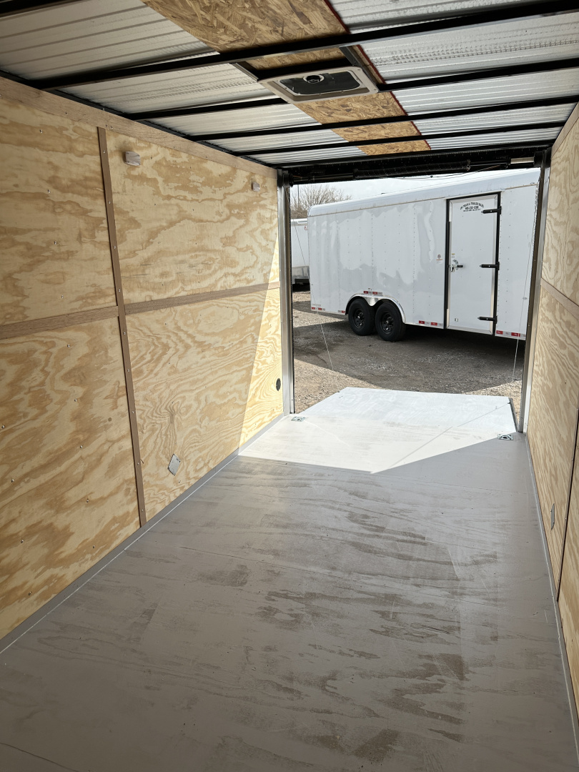 New 2026 Cargo Craft 7'x18'x7'tall Elite V Nose Sport Slate Blue w/ ramp Cargo / Enclosed Trailer