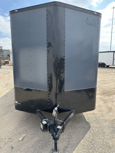 New 2026 Cargo Craft 7'x18'x7'tall Elite V Nose Sport Slate Blue w/ ramp Cargo / Enclosed Trailer