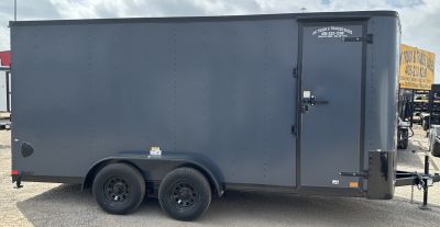New 2026 Cargo Craft 7'x18'x7'tall Elite V Nose Sport Slate Blue w/ ramp Cargo / Enclosed Trailer