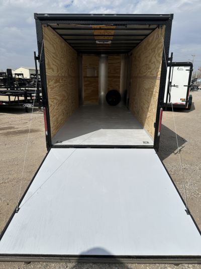 New 2026 Cargo Craft 7'x18'x7'tall Elite V Nose Sport Slate Blue w/ ramp Cargo / Enclosed Trailer