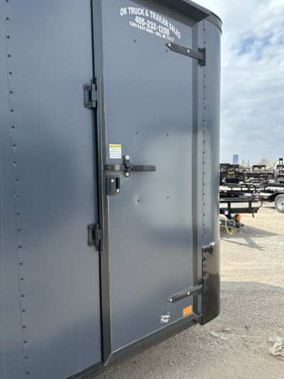 New 2026 Cargo Craft 7'x18'x7'tall Elite V Nose Sport Slate Blue w/ ramp Cargo / Enclosed Trailer